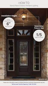 Outdoor Lighting Guide Rating Sizing Placement Finish Style Front Porch Lighting Front Door Lighting Outdoor Pendant Lighting
