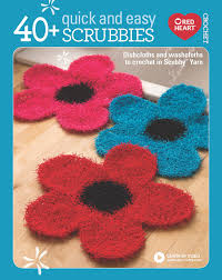 I have had so many requests for these dish fabulous dish scrubbies, they work so well! 40 Quick And Easy Scrubbies Dishcloths And Washcloths To Crochet In Scrubby Yarn Complete Free Video Tutorials Available Online Red Heart Yarns 9781640210165 Amazon Com Books