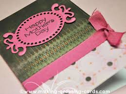 She was in her early 60's; Die Cut Card Mother S Day Card With Spellbinders Dies