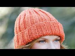 Diy Easy Fit Ribbed Hat Beanie Knitting Tutorial For Beginners Youtube Knitting Knitting Patterns Free Hats Knitted Hats