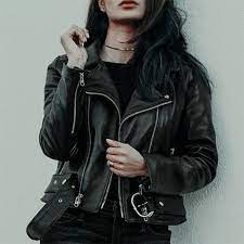 Pin By Gemini Alay On Ocs Aesthetics Leather Jacket Aesthetic Girl Fashion
