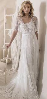Casual Half Sleeve Lace A Line Wedding Dresses Beach Wedding Dresses Vb03264 Ball Gown Wedding Dress Boho Wedding Dress Bohemian Wedding Dress Uk