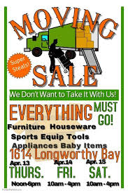 Copy Of Moving Sale Sale Flyer Flyer Template Flyer