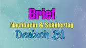 Ich kenne die stadt, aber diese adresse kenne ich nicht. Einladung Zur Hochzeit Antwort Auf Die Einladung Brief Deutsch B1 Youtube