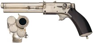 Unidentified Bolt-Action Pistol With Rotating Tube Magazines (Possibly 1880s) : r/ForgottenWeapons