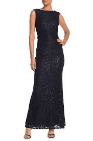 Onyx Nite Floral Lace Sequin Gown Regular Plus Size Nordstrom Rack In 2020 Long Sleeve Lace Gown Sequin Gown Gowns Of Elegance