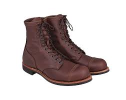 mens leather spirit lake boot x red wing shoes brown