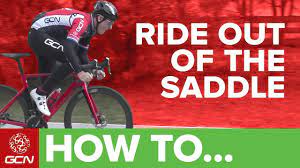 If you want to get better at standing, start with the basics and work up from there. How When To Ride Out Of The Saddle When Riding A Bike Gcn S Pro Tips Youtube