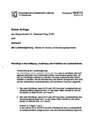 Maybe you would like to learn more about one of these? Fluchtlinge In Beschaftigung Ausbildung Oder Praktikum Bei Landesbehorden 18 4712 Schleswig Holstein 18 Wahlperiode Kleineanfragen