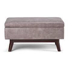 Elle 34 Rectangle Storage Ottoman Storage Ottoman Storage Ottoman Coffee Table Square Storage Ottoman