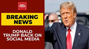 He is a poleetical geenyus, honored as the first president in us history to be impeached twice by the house of representatives, with the most bipartisan impeachment standing in us history. Former Us President Donald Trump Maks His Way On Social Media Via Gab India Today Youtube