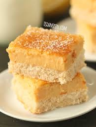 Healthier Lemon Bars Texanerin Baking Lemon Bars Healthy Healthy Sweets Paleo Lemon Bars
