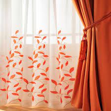 20 Hottest Curtain Design Ideas For 2021 Pouted Com Orange Kitchen Curtains Orange Curtains Curtains Living Room