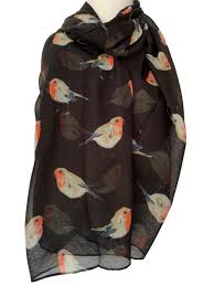 Wouldn't black robins still be vulnerable to new diseases or changes in the environment? Black Robin Scarf Ladies Red Robins Bird Print Wrap Large Shawl Red Robin Bird Large Black Scarf Cute Scarfs