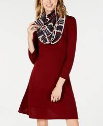 Sequin Hearts Juniors Scarf A Line Sweater Dress Juniors Dresses Macy S Junior Dresses Dresses Review Dresses