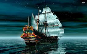 Pirate Ship Hd Wallpaper Sailing Ships Pirate Ship Sailing