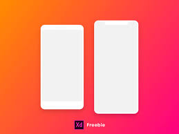Freebie Minimal White Smartphone Xd Mockups In 2020 Phone Mockup Adobe Xd Mockup