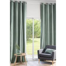 Grün jetzt bei wayfair.de entdecken & kostenfrei ab 30 € liefern lassen. Osenvorhang Aus Lindgrunem Samt 140x300 1 Vorhang Maisons Du Monde