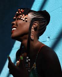 The simple style is perfect for your typical work day or literally taylor's voluminous bob with bangs is super. Braids And Beads Hairstyles To Try This Year Ijeoma Kola