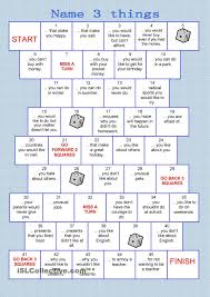 Board Game Name 3 Things Teens Alo7english Education Learning English Esl Learnenglish Educationalgames Teaching Grammar Games English Lessons