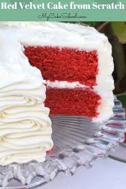 It is amazing with cream cheese frosting, and although it starts with a cake mix, it tastes like a scratch recipe! Classic Red Velvet Cake From Scratch My Cake School