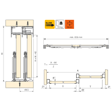 La plupart du temps, l'installation de portes de placard coulissantes ne demande pas des travaux de longue durée. Systeme Pour Porte Coulissante De Meuble 30 Kg Wave Emuca Bricozor