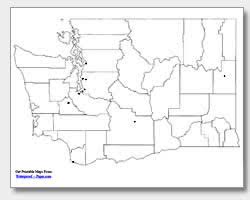 Large detailed map of washington with cities and towns. Printable Washington Maps State Outline County Cities