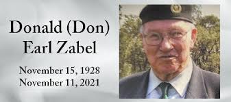 Donald ZABEL Obituary