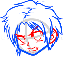 How To Draw Angry Faces, Anime Angry Face, Step By Step, Drawing Guide, By  Dawn - Dragoart