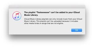 Playlist Can T Be Added To Your Icloud Music Library Why Ask Different