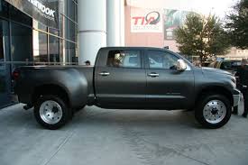 Matte Grey Toyota Tundra Dually 1 Toyota Tundra Toyota Tundra
