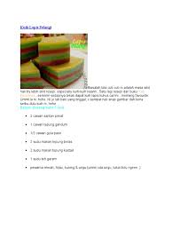 Satukan tepung gandum,tepung jagung,tepung beras,planta,garam dan gula. Resepi Kuih Lapis Pelangi Kukus Pawtaste Com