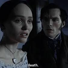 Lily-Rose Depp as Ellen Hutter & Nicholas Hoult as Thomas Hutter in  NOSFERATU (2024)