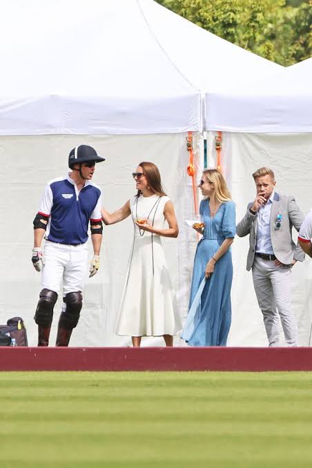 Kate Middleton Wears White Dress to Support Prince William at Polo Match