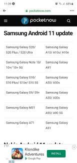 Why the delay in samsung android 11 update. Android 11 Update Confirmed Devices Samsung Members
