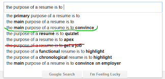 context driven resume: heuristics