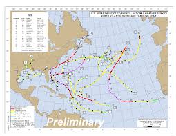 Atlantic Hurricane Season Tracking Chart Track The Tropics
