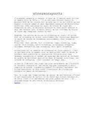 Il y a 10 ans|205 vues. Streamonsports By Soniyamala Issuu