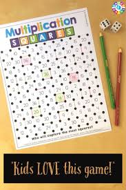 We Ve Mathified The Squares Game Fun Classroom Activities Games Third Grade Multiplication Squares