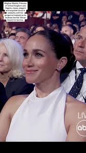 Meghan Holding Onto Harry As He Gets Up to Accept Tillman Award