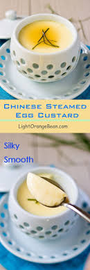 Chinese Steamed Egg Custard Recipe Egg Custard Food Chinese Dessert
