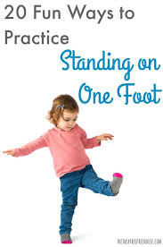 20 Creative Ways To Practice Single Leg Stance The Inspired Treehouse Therapy Activities Pediatric Physical Therapy Activities For Kids