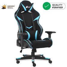 Greensoul Monster Series Premium Ergonomic Chair Gs 734 Black Blue Size Large Ergonomic Chair Chair Gaming Chair
