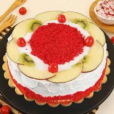 Divide the cake batter evenly among the prepared cake pans. Buy 1 Kg Red Velvet Fruit Punch Cake Online At Best Price In India Archiesonline Com