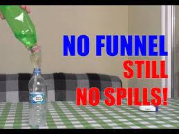 Makeshift Funnels Out Of Easy Available Materials From Trick Or Hack Channel Lifehack Lifehacks Tricks Tips Makeshi Life Hacks Simple Life Hacks Makeshift