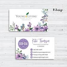Sign up with a wholesale membership to become a member. Young Living Business Cards Watercolor Young By Digitalart On Zibbet Young Living Business Young Living Business Cards Business Cards Watercolor