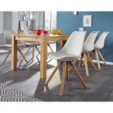 Set Royal Oak Blokhus 90 X 180 Cm 4 Stuhle Weiss Essgruppen Esszimmer Kuche Raume Danisches Bettenlager Esszimmerstuhl Weisse Stuhle Blokhus