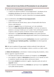 Come Scrivere Una Lettera Di Presentazione