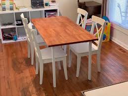 Finishing An Ikea Gerton Beech Wood Table Diy Post In 2020 Wood Table Diy Wood Table Beech Wood