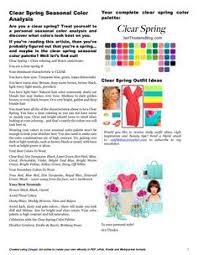 67 Best Color Analysis Clear Bright Spring Pure Images